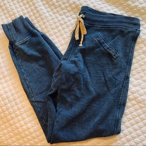 Henry Mills USA (Boutique) Blue Drawstring Jogger